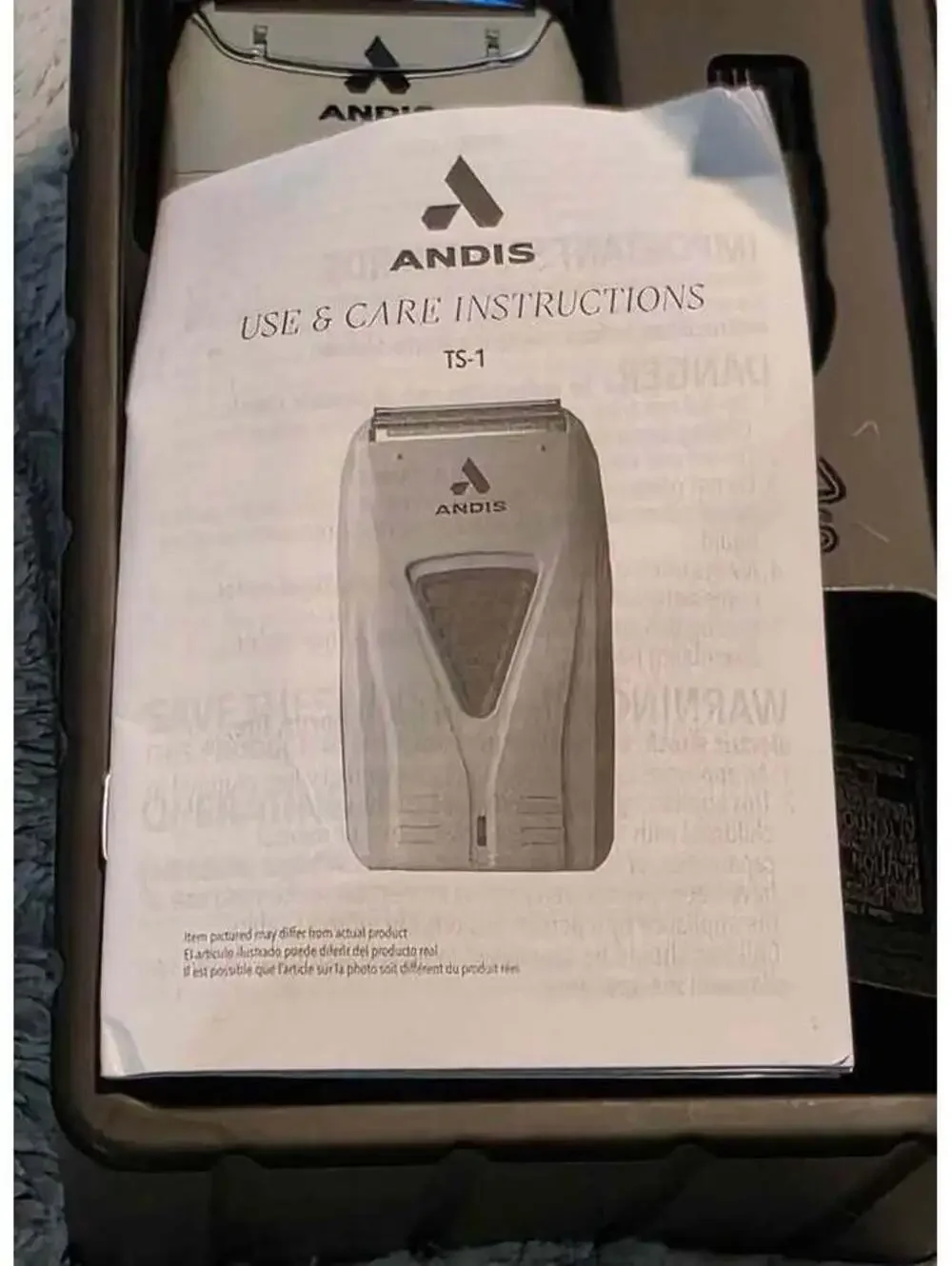 Andis ProFoil Lithium Titanium Foil Shaver TS-117235 Like New